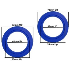 Toilet Flush Seal 2-7/8" X 1-7/8" 1-3/16" Lip or 72mm X 48mm  55mm Lip 2pack 