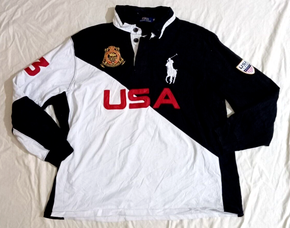 POLO RalphLauren ビックポニー chief keef Polo Ralph Lauren Chief Keef USA Big Pony Shirt Size 2xb