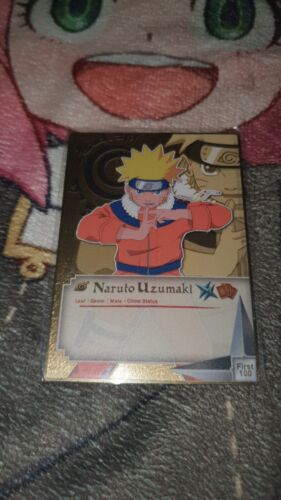GODDESS HEROES METAL GOLD CARD NARUTO UZUMAKI NARUTO ANIME CARD - Picture 1 of 3