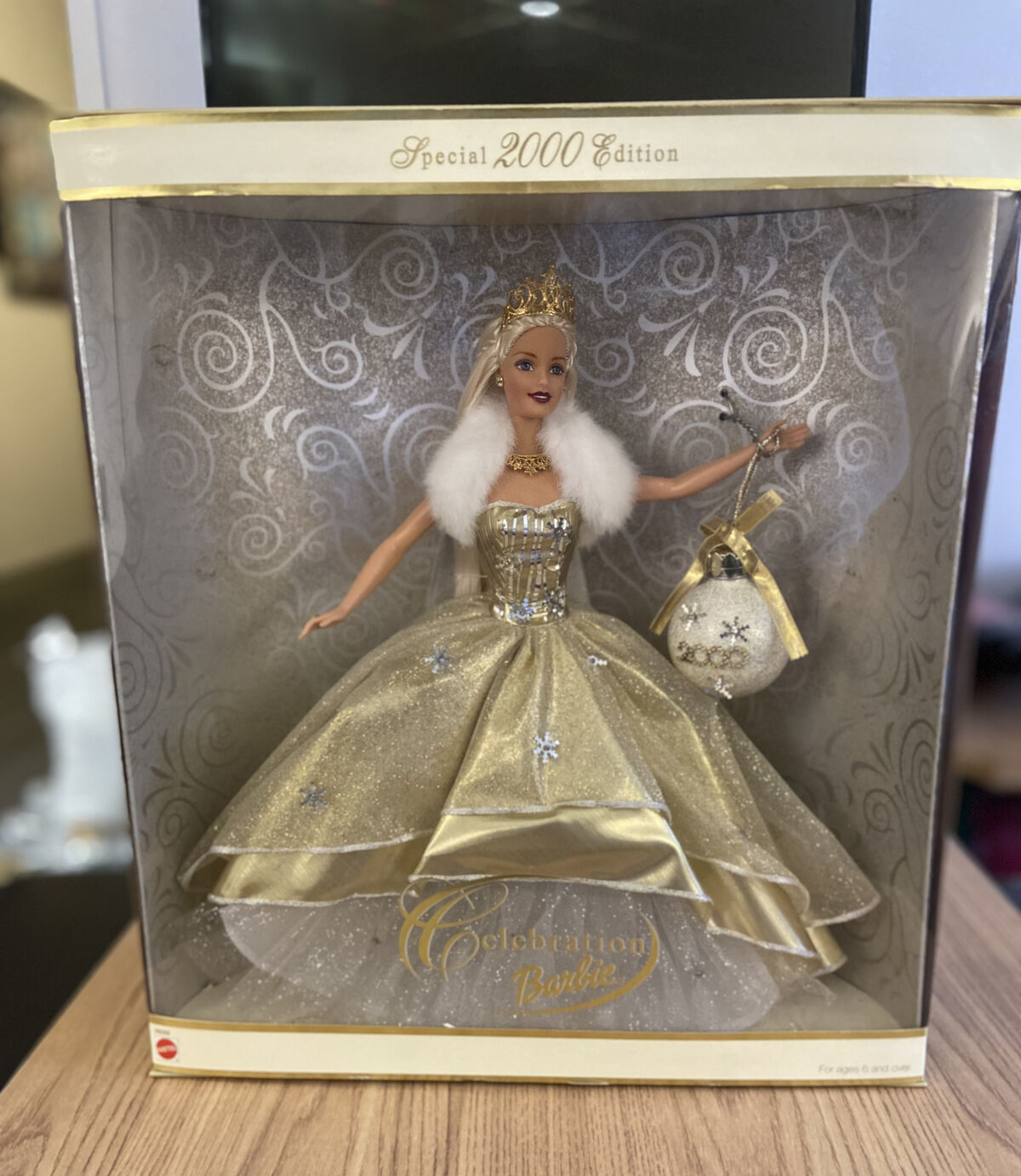 Barbie Millennium Princess & Celebration 2000 Edition Blue & Gold Lot Of 2 New