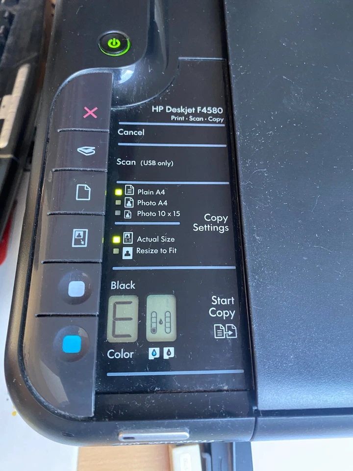 HP Deskjet F4580 Farbdrucker, Kopierer und Scanner, WLAN - Bild 2 von 4