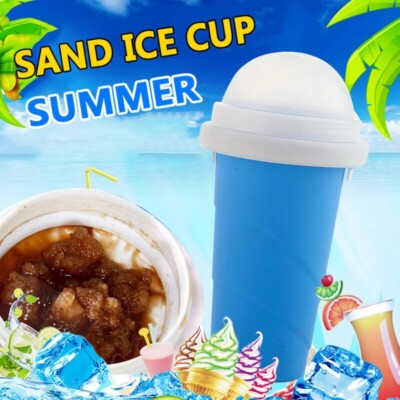 Slushy Ice Cream Cup Maker Frozen Magic Smoothies Fast Cooling Quick Squeeze Cup