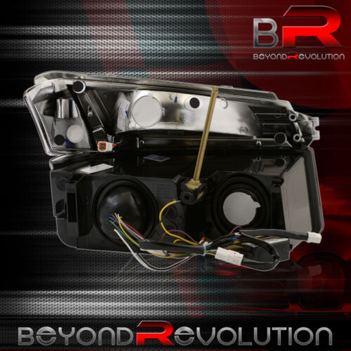 For 2002-2006 Avalanche Black LED DRL Projector Head Lights Assembly Bumper Lamp - Picture 5 of 8