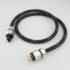 Hi End Audiophile Speaker Power Cable AC OCC Hifi Audio Mains Power Supply Cord