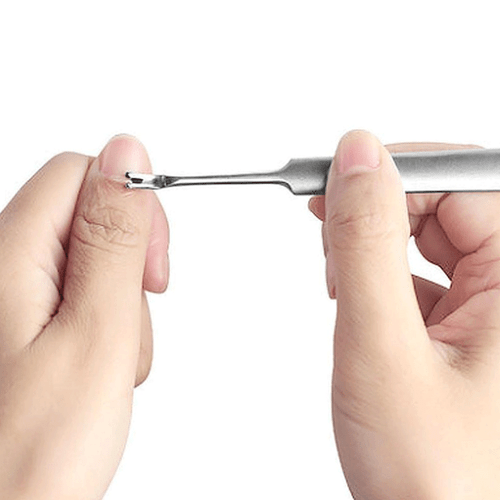 Cuticle Pusher Nail Gel Polish Remover Manicure Pedicure Tools Stainless Steel - Picture 4 of 6