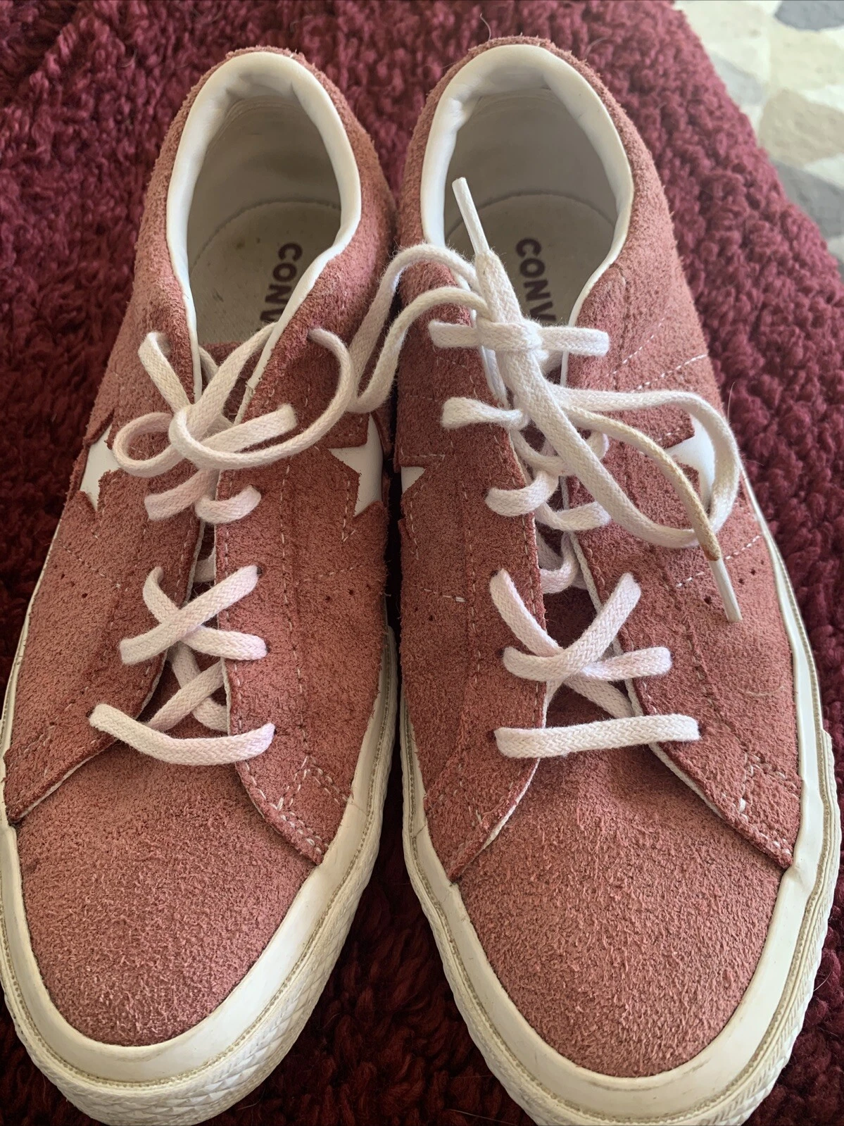 DONNA UOMO CONVERSE ALL STAR SCARPE DA GINNASTICA BASSE SCAMOSCIATE DÉCOLLETÉ TAGLIA 6 1 2 UK