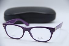 NEW RAY BAN RB 7032 5437 PURPLE AUTHENTIC DESIGNER EYEGLASSES W/CASE 50-17