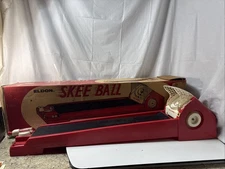 VINTAGE Eldon Skee Ball Tabletop Game 1960s Complete W/ Original Box No Balls