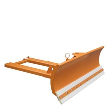 Schneeschild für Gabelstapler / Räumschild / Schürfleiste Federklappschare
