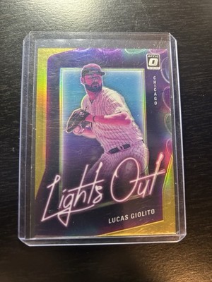 2021 Donruss Optic Lights Out GOLD Lucas Giolito /10 Chicago White Sox #LO8