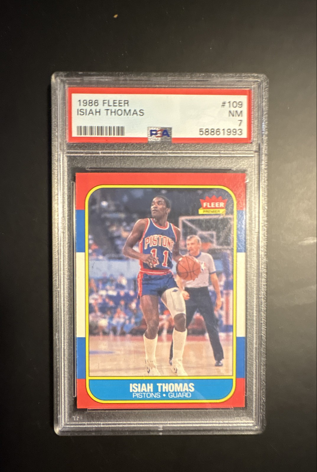 1986-87 Fleer - Isiah Thomas #109 (RC)