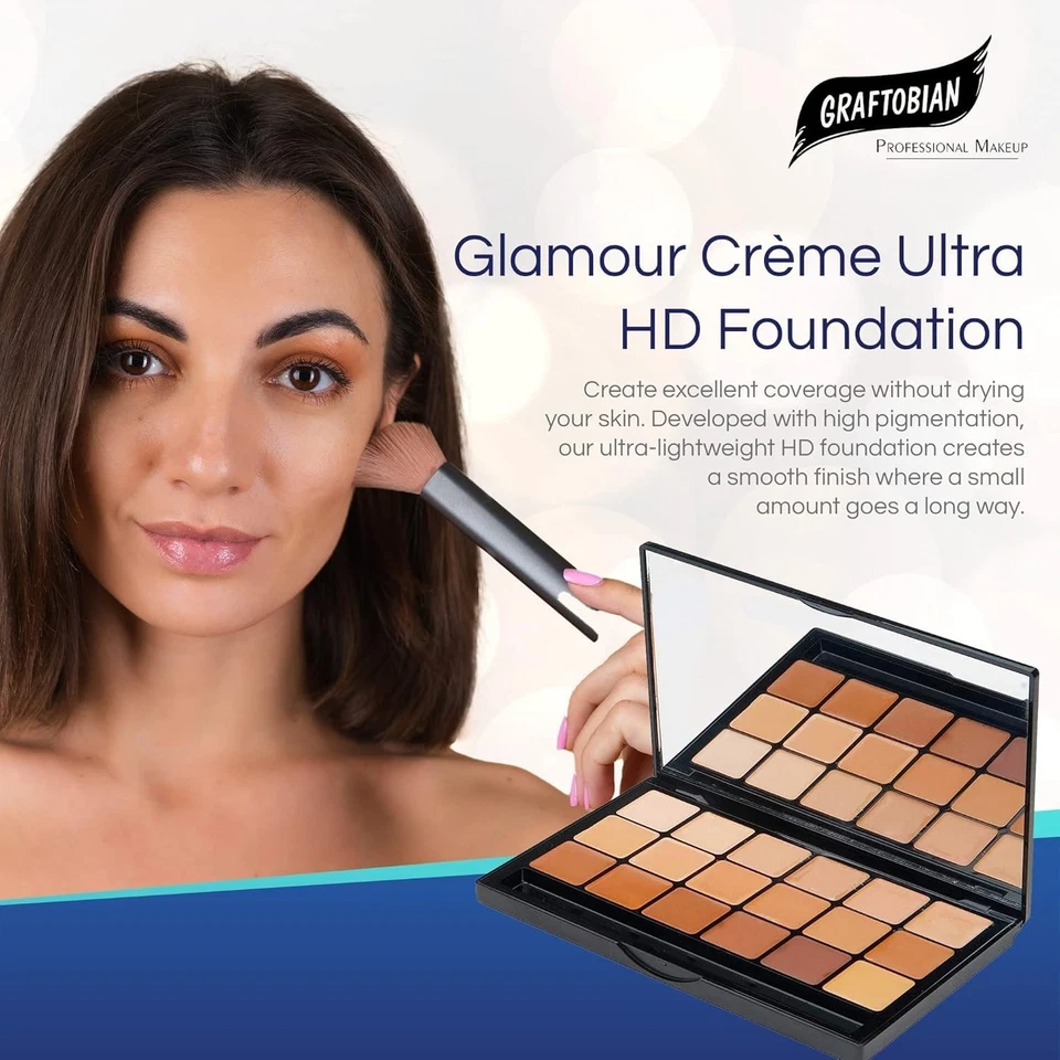Graftobian Glamour Crème Ultra HD Foundation Super Palettes - Foundation - Image 4 of 4