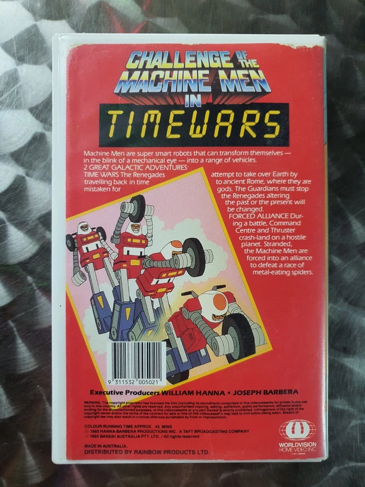 Challenge Of The Machine Men In Time Wars - VHS Video Big Box Ex Rental - Image 4 of 4