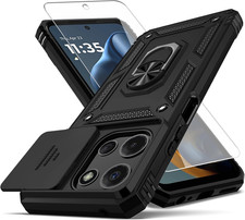 For Moto G 2025 2026 Moto G Play 2026 Case Slide Camera Ring Stand Shockproof