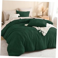 Emerald Green King Size Comforter Set, 3 King 104"x90" 05-emerald Green