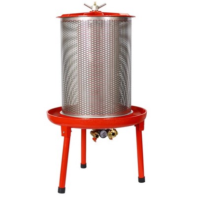 Hydraulic Fruit Wine Apple Press 5.3Gallon/20L Steel for Wine Cider Making US