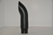Brand New Flat Black Exhaust Tip 4 In 5 Out 15 Long Td Hi-temp Powder Coat Brand New Flat Black Exhaust Tip 4 In 5 Out 15 Long Td Hi-temp Powder Coat