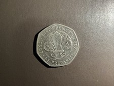 Scouts 'Be Prepared' 50p Fifty Pence Coin 1997-2007 - Available on eBay