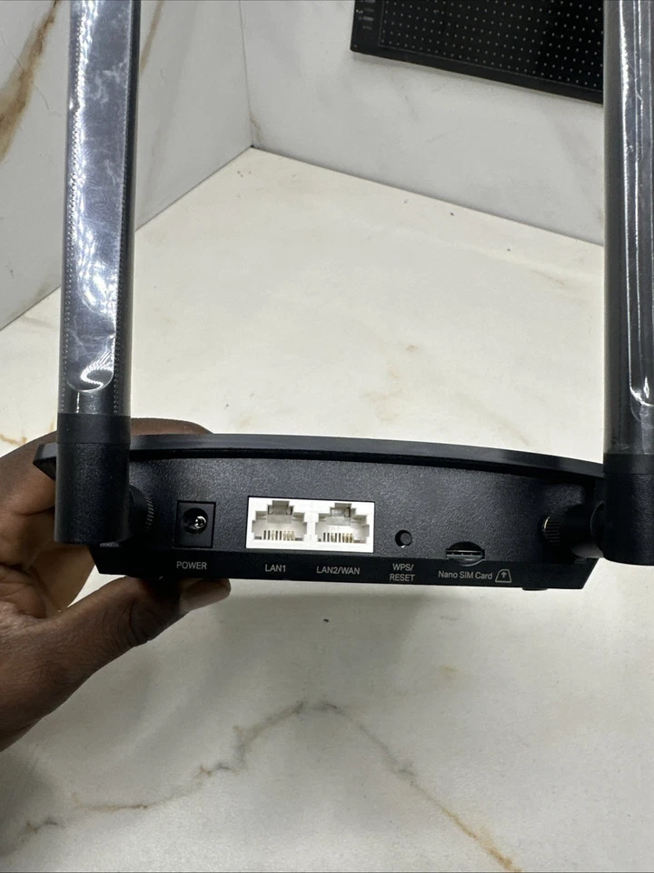 TP-Link TL-MR100 V2 300 Mbps Wireless 4G LTE Router Detachable Antenna SIM WIFI - image 3 of 4