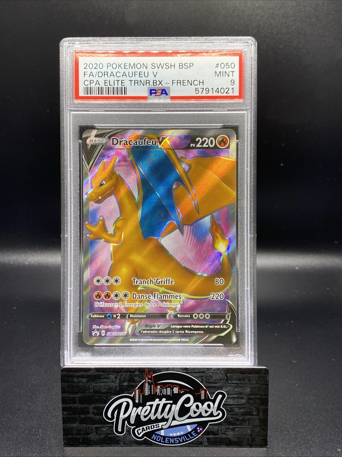 2020 Pokemon SWSH BSP Dracaufeu V #50 SWSH050 FRENCH Charizard