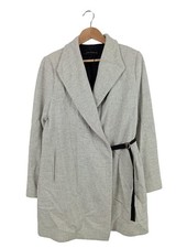ZARA WOMAN Manteau mi-saison Dames Manteau T EU 40 gris clair style décontracté