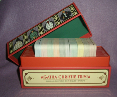 Agatha Christie Trivia - Boxed Quiz Card Set - Mystery Fans