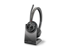 Poly Voyager 4320-M Microsoft Teams Certified Headset with charge stand