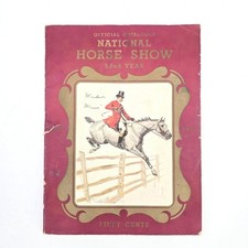 1935 National Horse Show Official Catalogue 52nd Year Madison Square Garden
