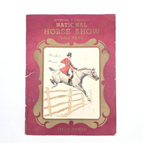 1935 National Horse Show Official Catalogue 52nd Year Madison Square Garden