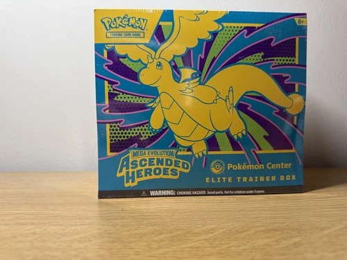 Pokemon TCG Mega Evolution Ascended Heroes Pokemon Center Elite Trainer Box New
