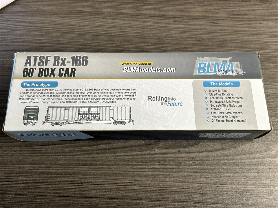 BLMA Models HO #53053 Bx-166 60’ Beer Car BNSF (ATSF Repatch w/Cross) #780875 - Image 4 of 4