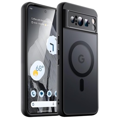 JETech Magnetische Hülle für Google Pixel 8 Pro 6,7 Zoll 8 Pro, Obsidian 