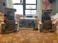 Funko Star Wars The Mandalorian Pop! Cara Dune, Grogu & Figurine Playset