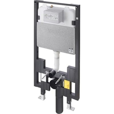 New Duravit WD1022000091 DuraSystem 0.8 - 1.28 GPF Dual Flush In-Wall Tank and C