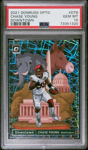 Chase Young #DT-8 2021 Panini Donruss Optic Downtown card