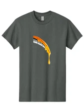 Honey-Dripping-From-Knife Mens Graphic Tee, 100% Cotton, Casual Summer Wear