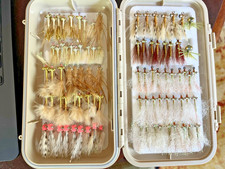 Top Quality C & F Design Fly Box w/88  Bonefish/Permit Flies Retail Value $300+