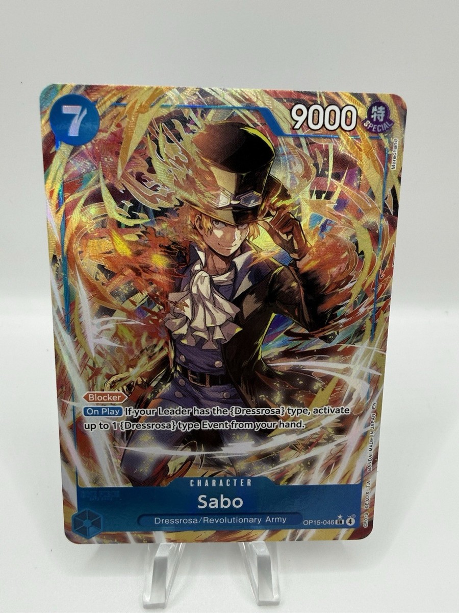 Sabo SR Alt Art OP15-046 Adventure On Kami's Island One Piece NM