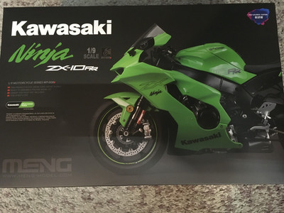 1:9 MENG-Model MT-008s Kawasaki ZX-10RR (Pre-colored Edition) mehrfarbig Neu