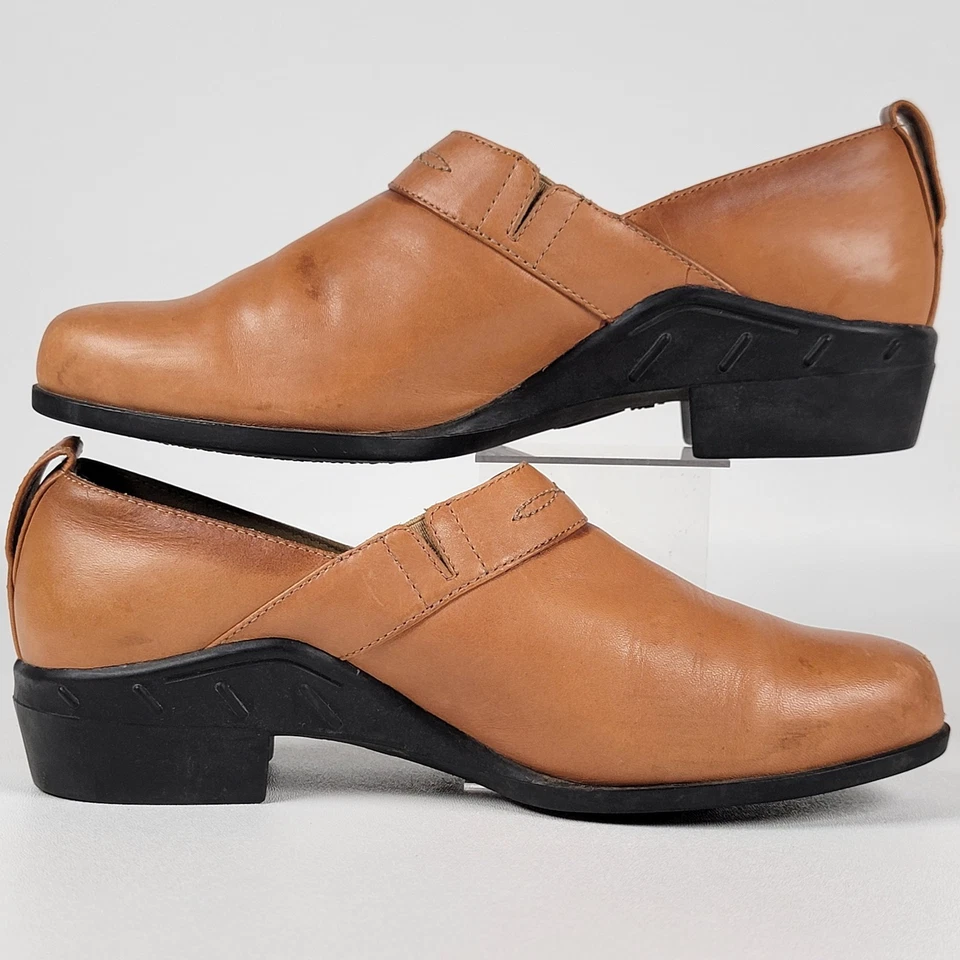 MUJER ARIAT SANTA CRUZ MARRÓN TOSTADO ZUECOS SIN CORDONES BOTINES BAJOS ZAPATOS Talla 9.5 US/40 Foto 4 de 4