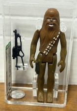 Vintage 1977 Kenner Star Wars AFA 75 Chewbacca Loose Figure HK Ex nm  103