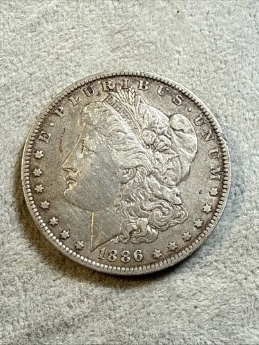 1886 O Morgan Silver Dollar VF Very Fine Nice Coin See Pics