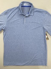 Nike 474231 Dri-Fit Heather Polo Golf Shirt. Blue, Men's Size L. NWT
