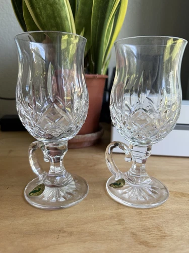 Vintage Set Of Waterford Lismore Irish Coffee Mugs - Great Gift