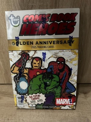 Topps 2025 Marvel Comic Book Heroes 1975 Golden Anniversary Hobby Box