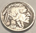 1919 P Buffalo Nickel AU / BU  NO RESERVE  *J2165