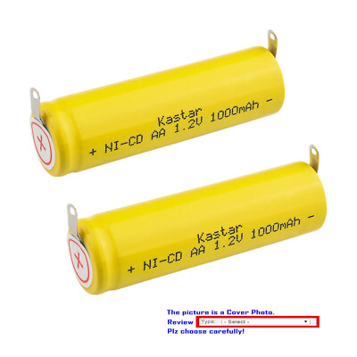 Kastar Ni-CD 1000mAh Battery for Norelco 8892XL D350 HP2631 HP2710