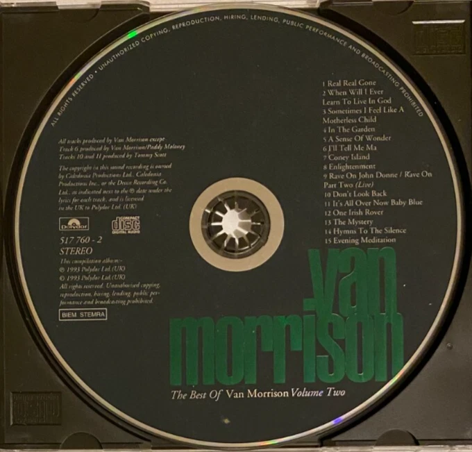 Van Morrison – The Best Of Van Morrison Volume Two CD 1993 - Image 3 of 3