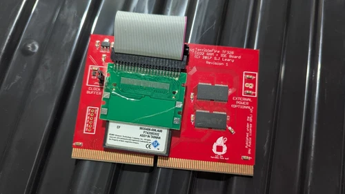 Amiga CD32 Terriblefire TF328 8MB RAM, Compact Flash Adapter with 8GB card