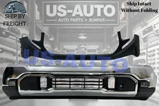 Fit 2022 - 2025 GMC Sierra 1500 Front Bumper Complete Assembly Chrome w/cover